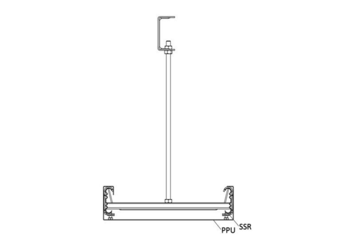 Pohjalevy meka ppu tikashylly PPU-150 L=3000 pg [1432918]