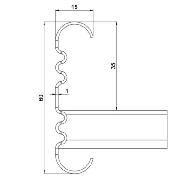 Tikashylly meka KS20 KS20-200 L=3000 xpg [1433072]