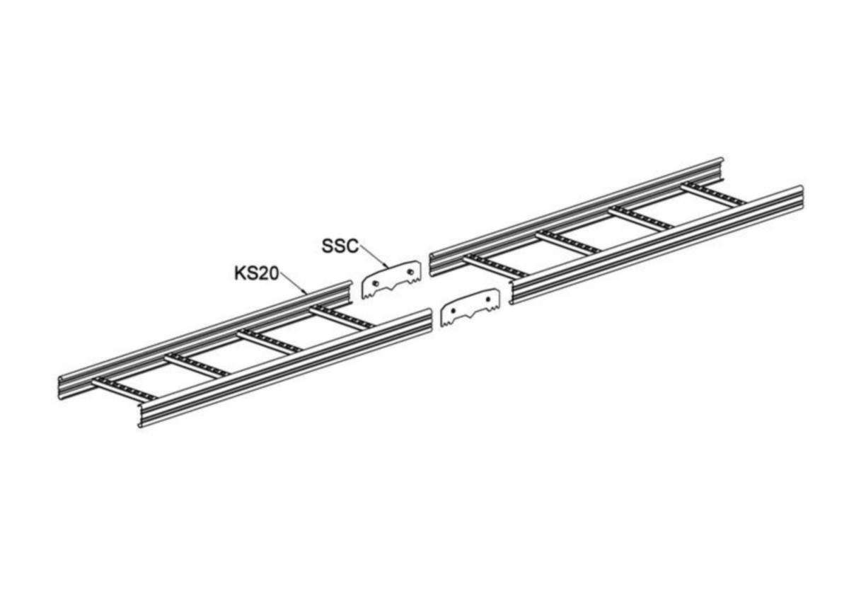 Tikashylly meka KS20 KS20-500 L=3000 xpg [1433075]