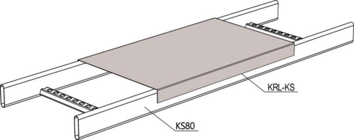 Kaapelitien kansi meka krl-ks tikashylly tikash. KRL-KS-500 L=3000 xpg [1433315]