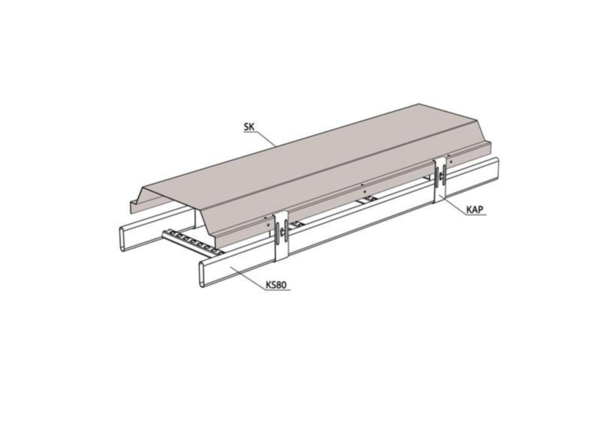 Kaapelitien kansi meka ks tikashylly tikash. SK-150 L=1550 xpg [1433421]