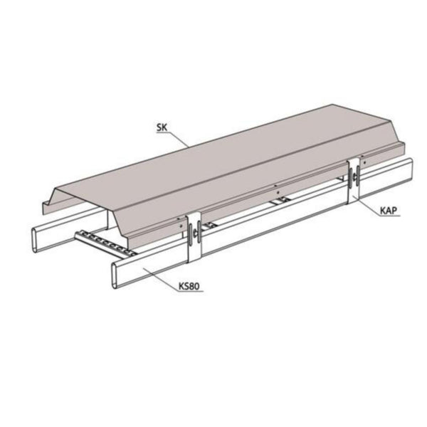 Kaapelitien kansi meka ks tikashylly tikash. SK-150 L=1550 xpg [1433421]