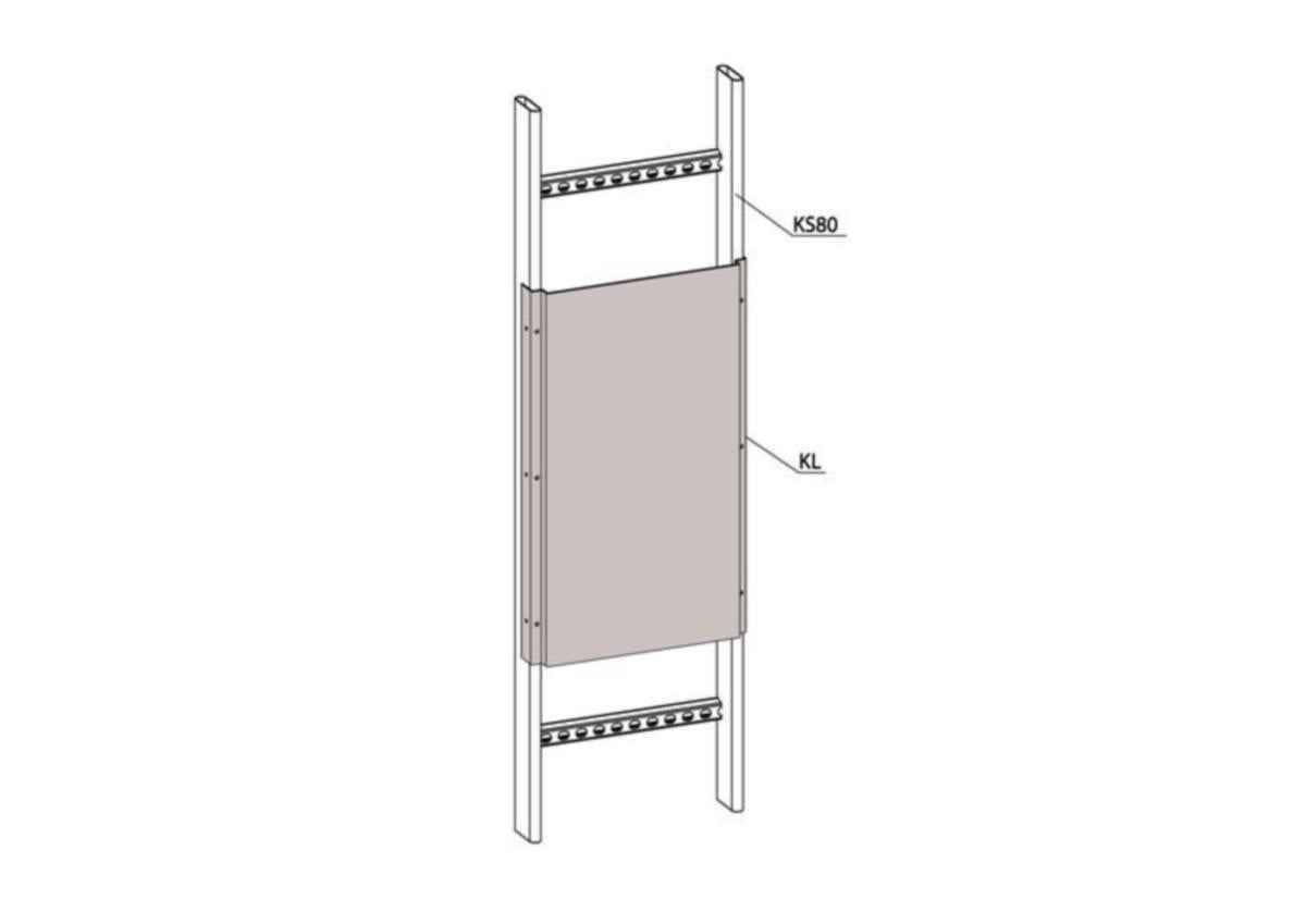 Asennuslevy meka tikashylly KL-300 L=510 xpg [1433438]