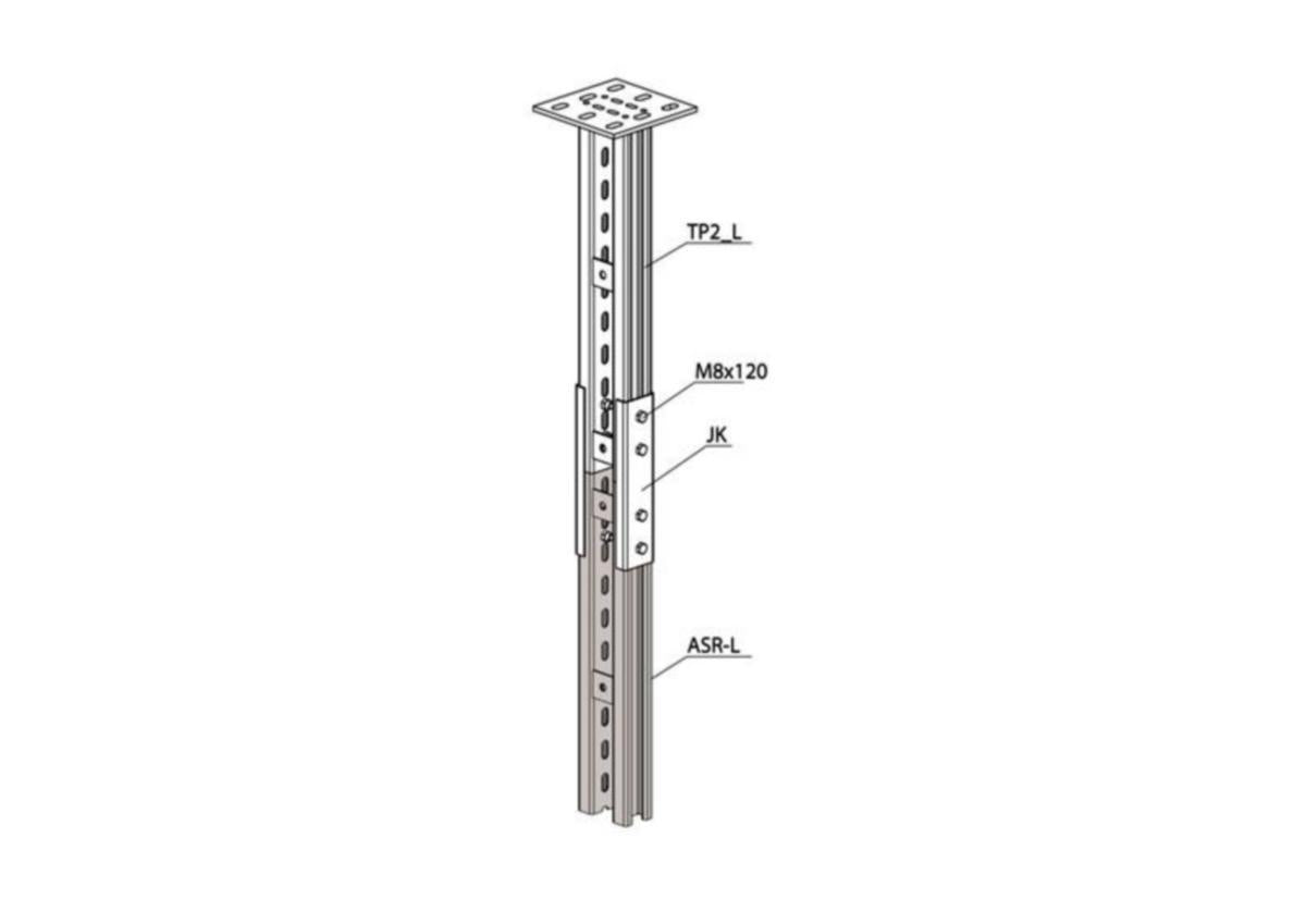 Asennuskisko meka asr-l L=6030 hdg [1449136]