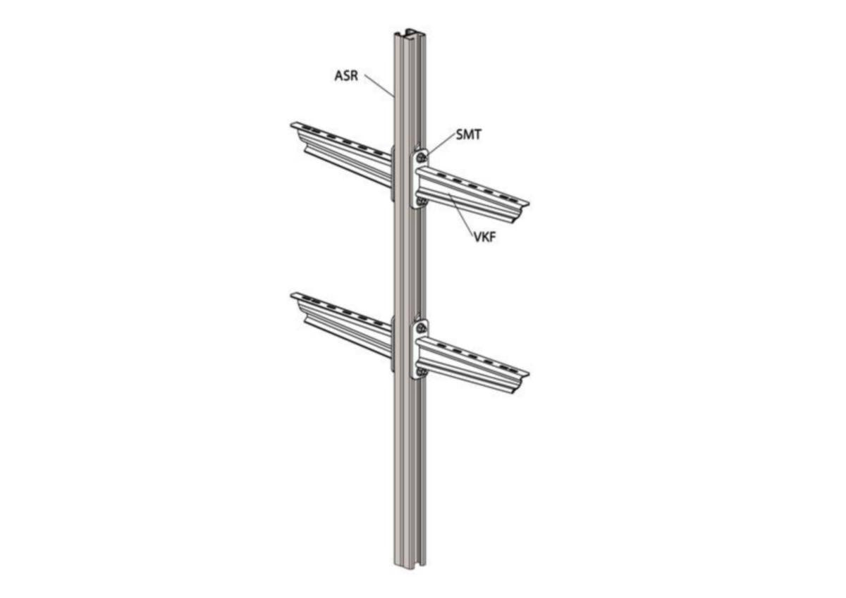 Asennuskisko meka asr L=6030 hdg [1449660]