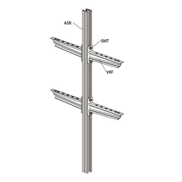 Asennuskisko meka asr L=6030 hdg [1449660]