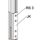 Asennuskisko meka asr L=6030 hdg [1449660]