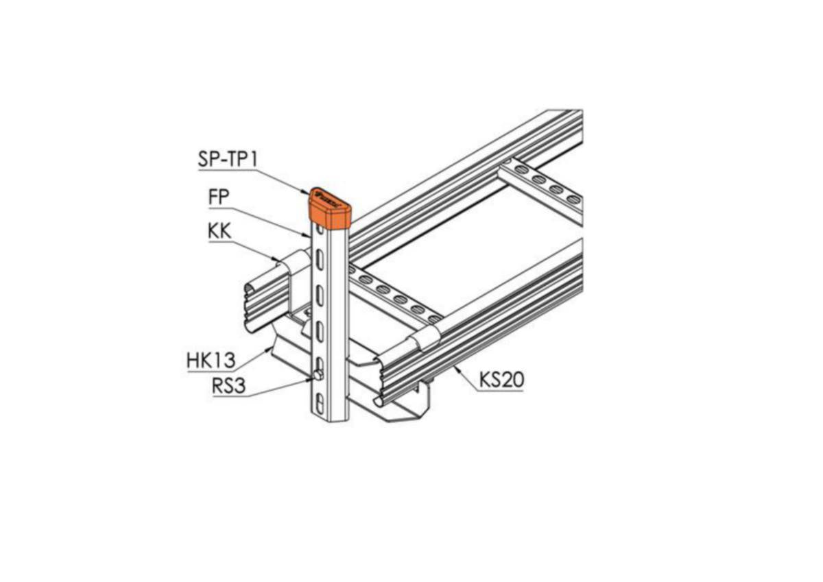 Päätykappale meka sp SP-TP1 [1449726]