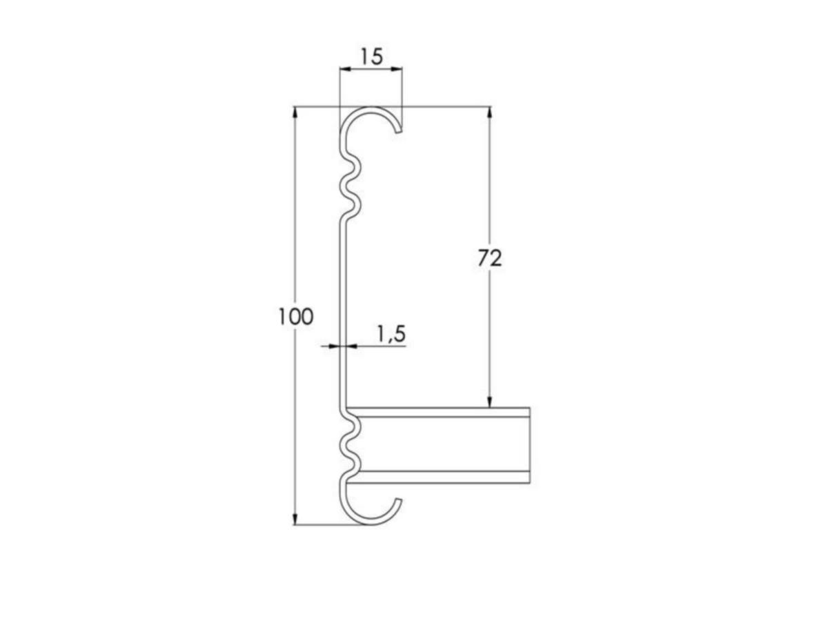 Tikashylly meka KS100 KS100-600 L=6000 pg [1478109]
