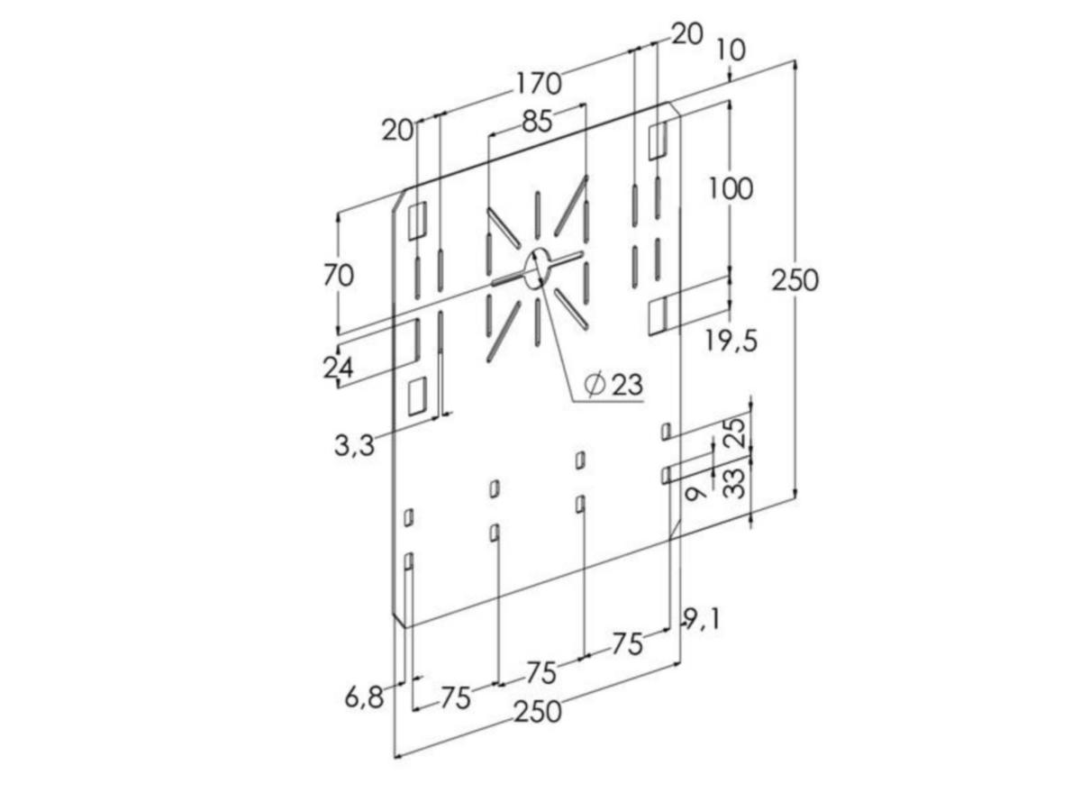 Asennuslevy meka tikashylly KS100 dpa pg [1478135]