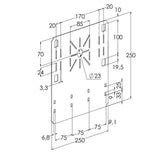 Asennuslevy meka tikashylly KS100 dpa pg [1478135]