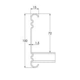 Tikashylly meka KS100 KS100-200 L=6000 xpg [1478142]
