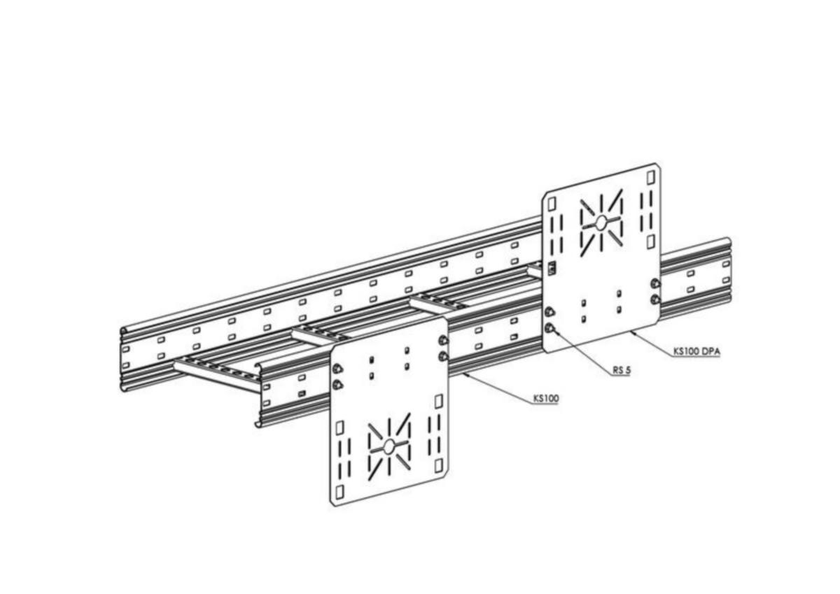 Asennuslevy meka tikashylly KS100 dpa xpg [1478172]