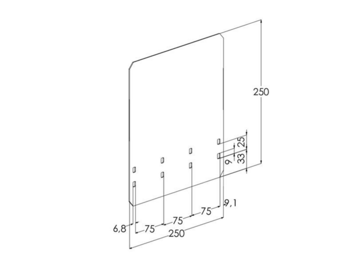 Asennuslevy meka tikashylly KS100 dpa-o xpg [1478173]