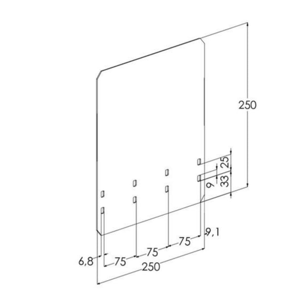 Asennuslevy meka tikashylly KS100 dpa-o xpg [1478173]