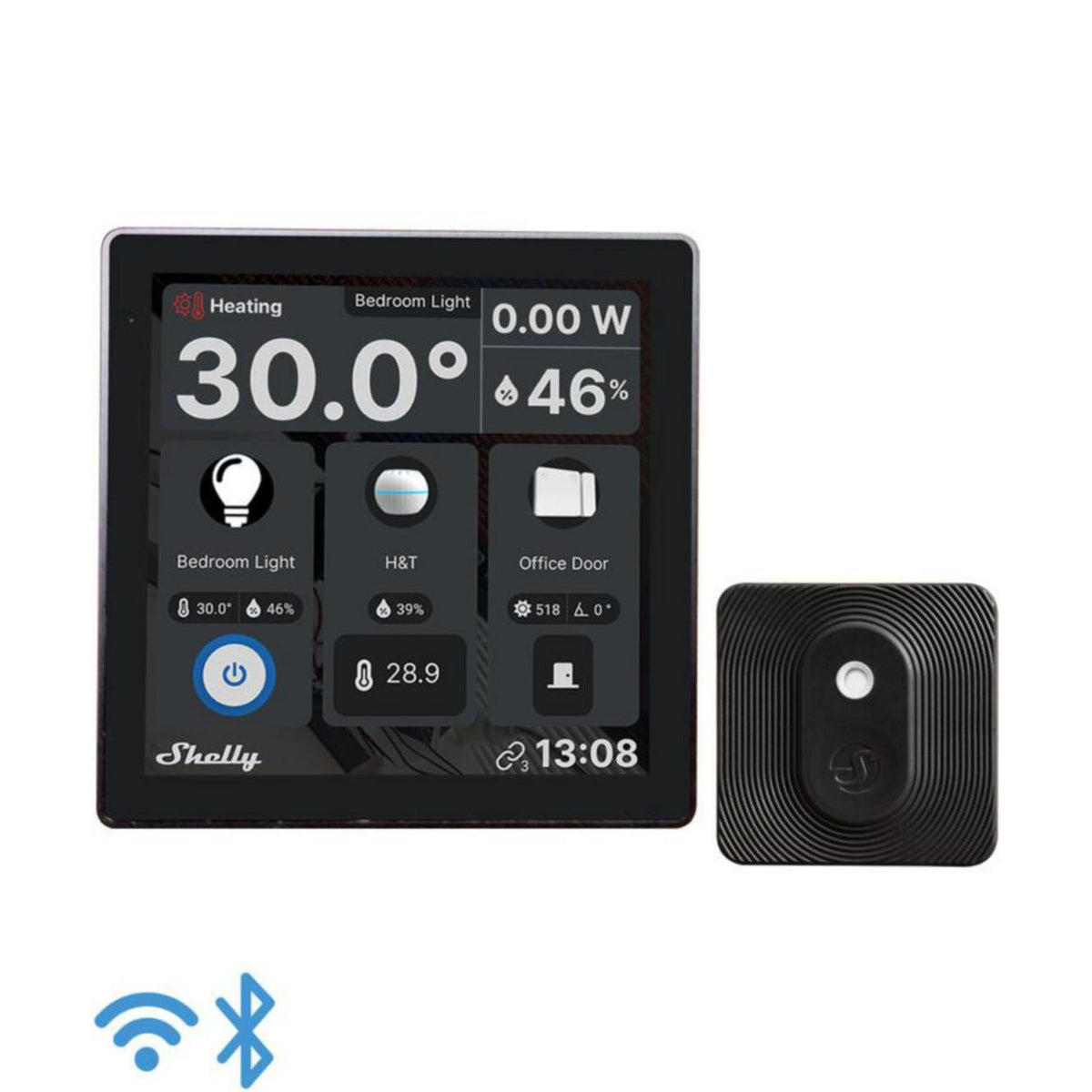 Keskusyksikkö Shelly Wall Display Black [2807416] |