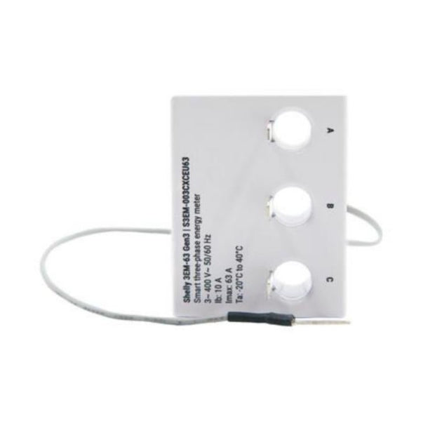 Energiamittari Din Shelly Shelly 3Em - 63T Gen3 (Terminal) [6707212] |