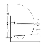 Seinä - Wc Pesevä 146.250.01.1 Sela Square Va [5671279] |