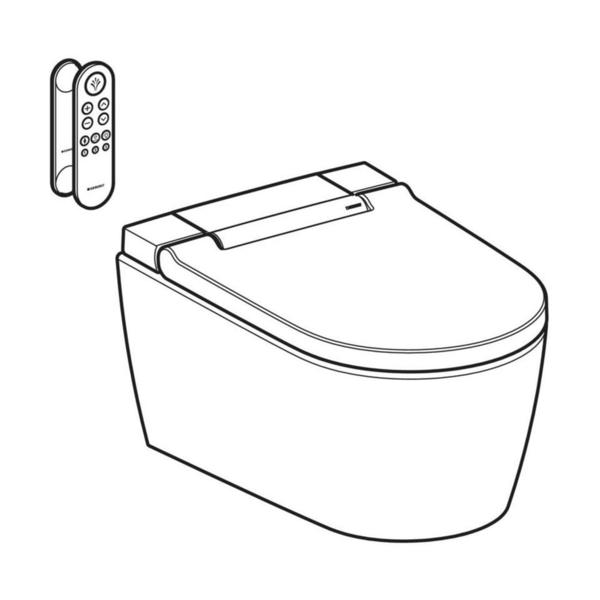 Geberit Seinä - Wc Pesevä 146.220.11.1 Sela Valk [5671204] |
