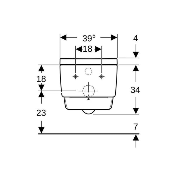Seinä - Wc Pesevä 146.210.21.1 Mera Comfort Kro [5671201] |