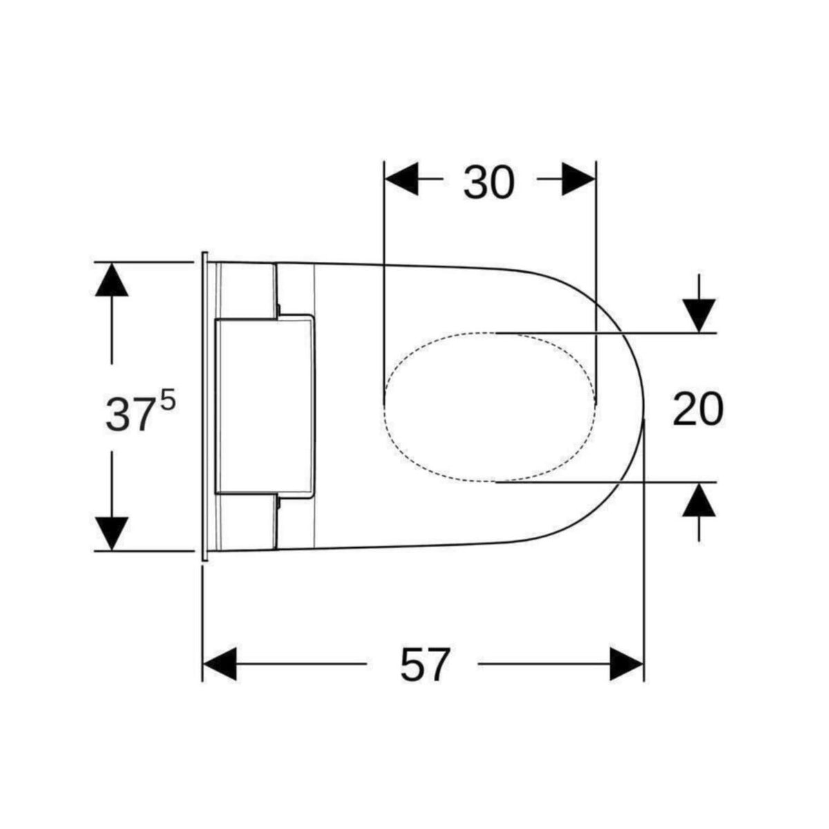 Seinä - Wc Pesevä 146.220.21.1 Sela Kro [5671205] |