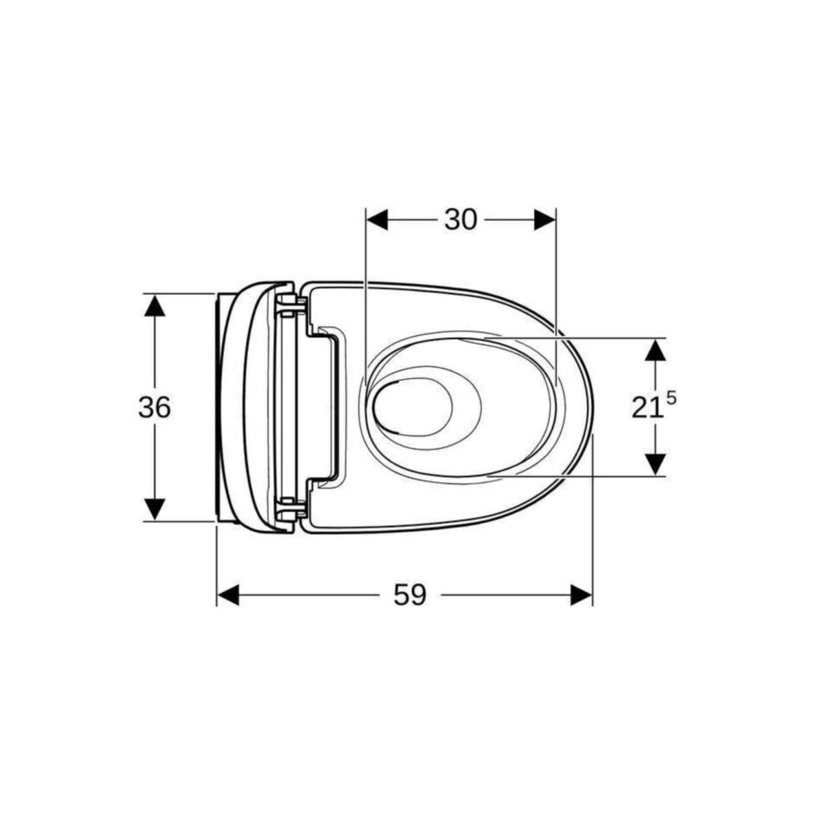 Geberit Seinä - Wc Pesevä 146.200.21.1 Mera Classic Kro [5671203] |
