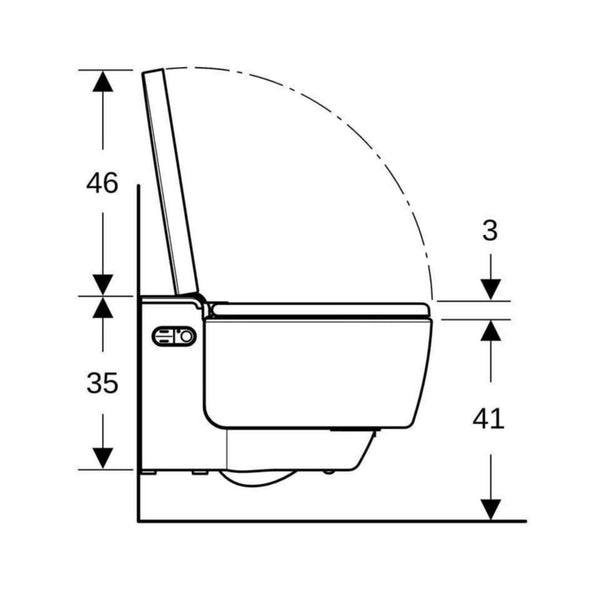 Geberit Seinä - Wc Pesevä 146.200.21.1 Mera Classic Kro [5671203] |
