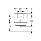 Geberit Seinä - Wc Pesevä 146.200.21.1 Mera Classic Kro [5671203] |