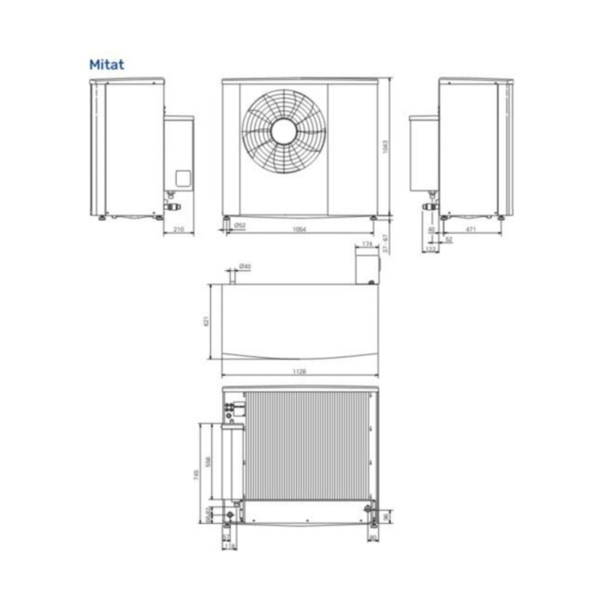 Air-to-water heat pump NIBE Polar 8 New [5362913]