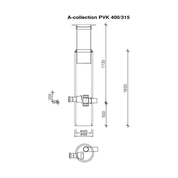 Pihakaivopaketti a - collection 400/315 H=2.0 M [2642151] |