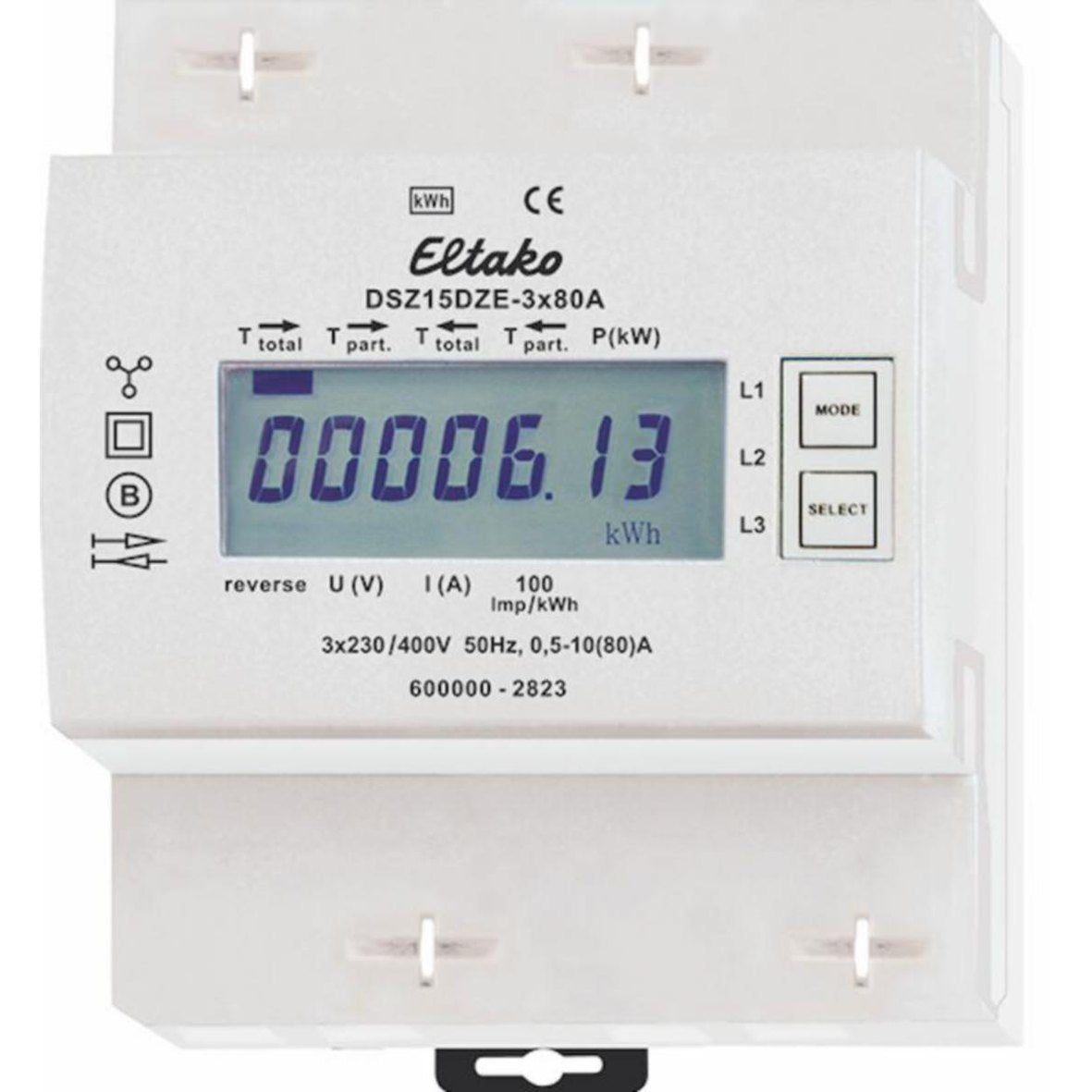 Energiamittari Din Sarja 15 2 - Suunt,3X80A,4 - Din [6712647] |