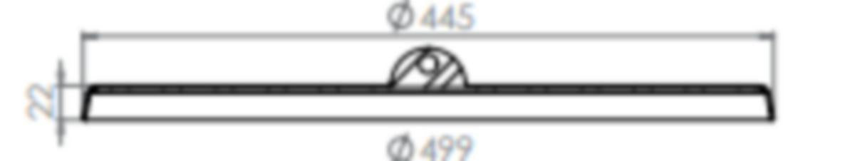 Välikannet ulefos Sisäkansi 500 kehykselle 445 mm NV60081 [3321060]