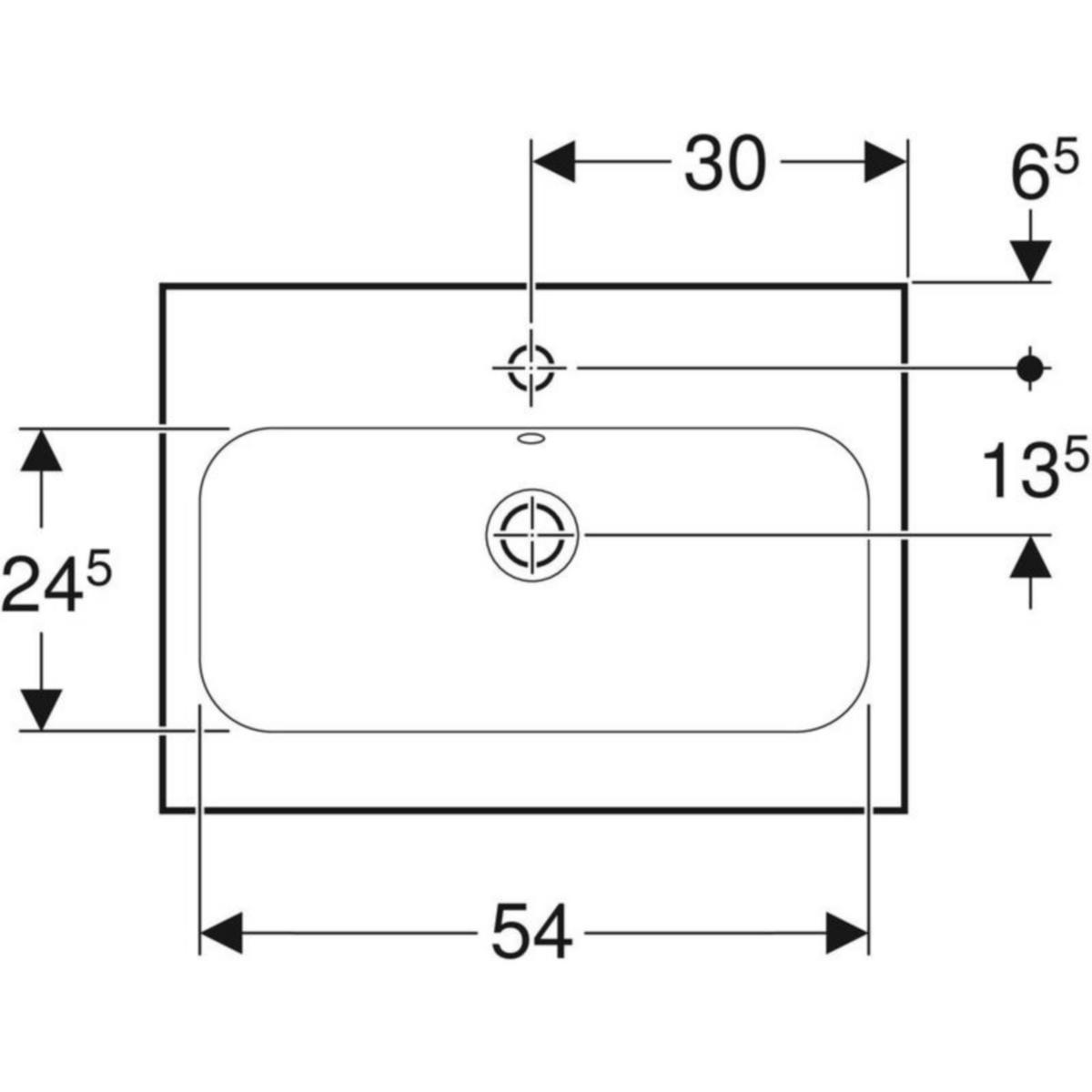 Geberit pesuallas icon light 600x420x170mm valkoinen [5619149]
