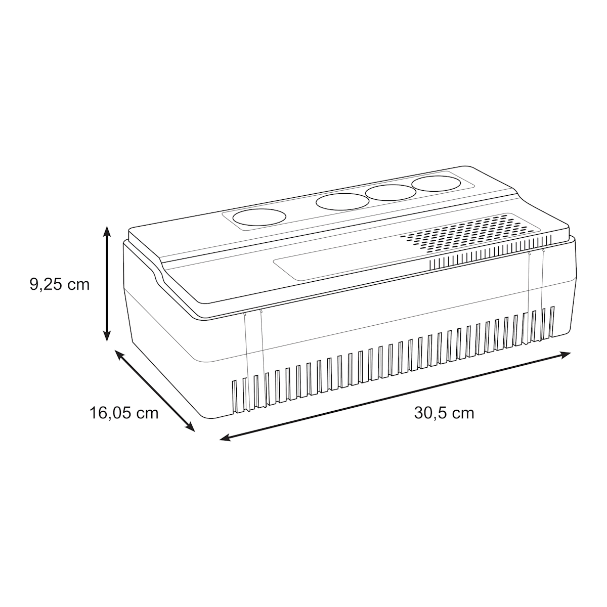 Ups Line - Interactive Easy Ups 500Va Schuko Liitäntä [8411517] |