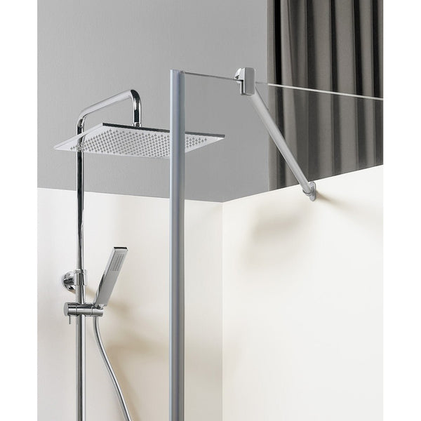 Suihkuseinä Hafa Igloo Pro kiinteä kirkas lasi 70 [1450330] |