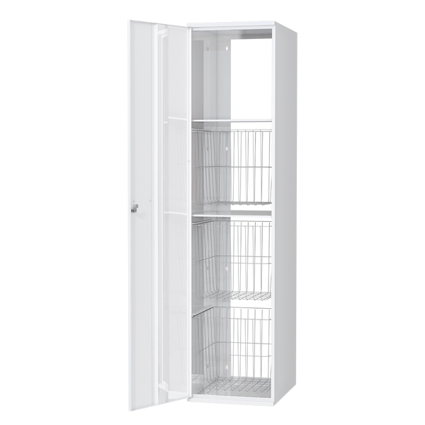 Pyykkikaappi Polaria PYK, kolmella korilla 400/S530 3 vasen - Fertti.com