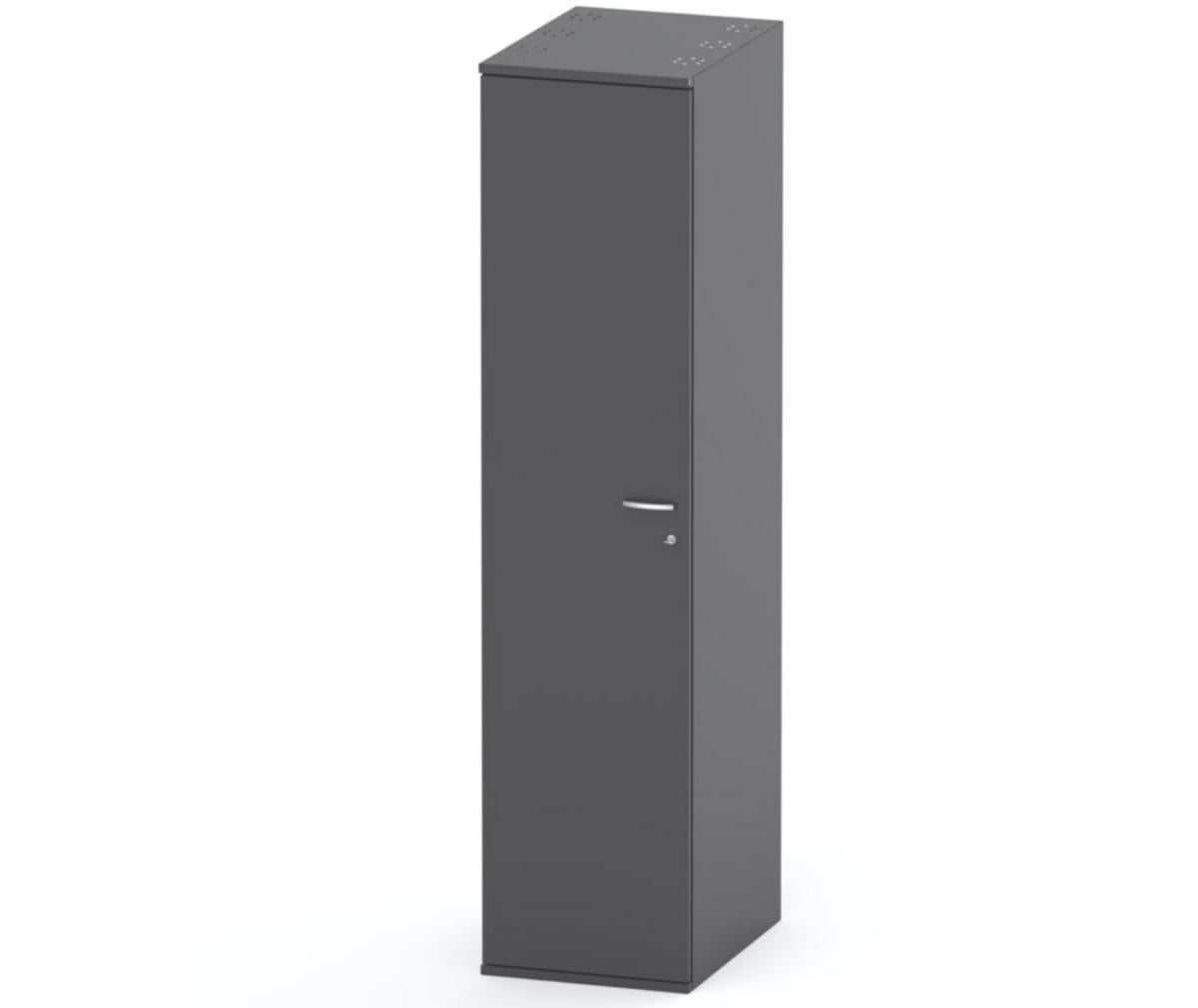Pyykkikaappi V60117V3 Polaria PYK, kolmella korilla 400/S530 vasen harmaa - Fertti.com