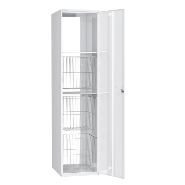Pyykkikaappi V60304O3 Polaria PYK, kolmella korilla 300/S530 oikea - Fertti.com