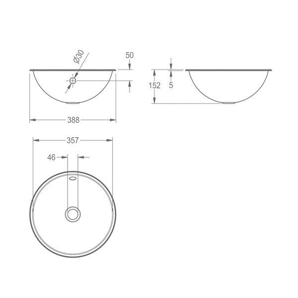 Upotettava Allas KWC Rondo RNDX360 [5943758] |