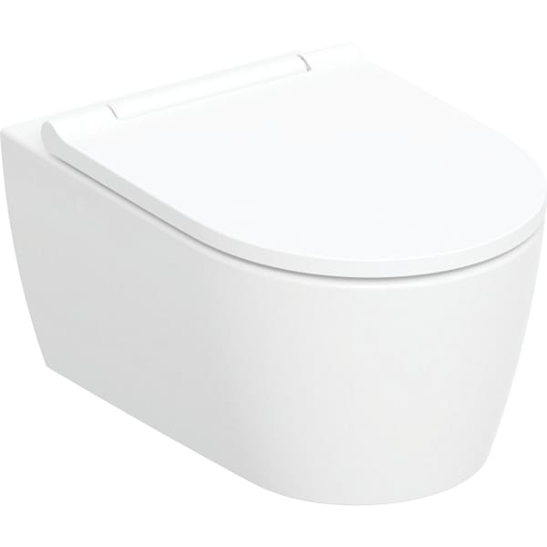 Seinä-WC Geberit ONE turboflush Design valkoinen, istuinkannella - Fertti.com