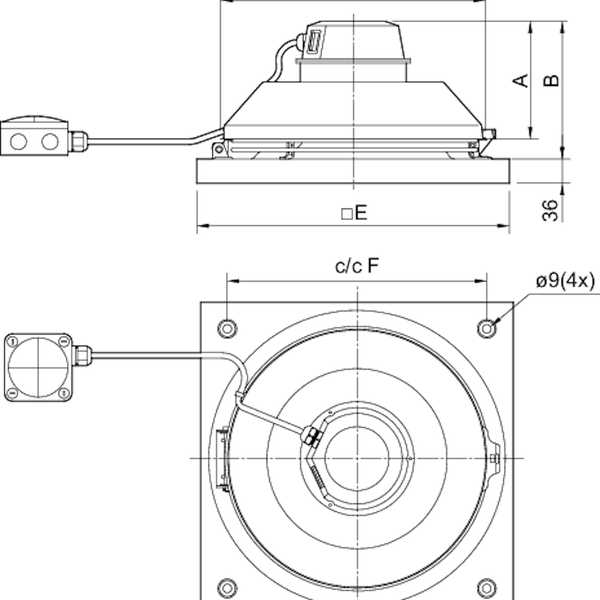 Huippuimuri 76868 Systemair TFSK EC Sileo160 EC Sileo 0-10 V [7819030]
