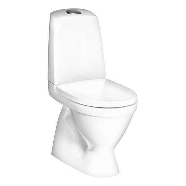 WC-istuin Gustavsberg Nautic 1500 2-huuhtelu, liimaus, Hygienic Flush C+, piilo S-lukko - Fertti.com