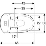 WC-istuin IDO Seven D 38310 Yksitoiminen huuhtelu - Fertti.com