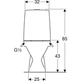 WC-istuin IDO Seven D 38310 Yksitoiminen huuhtelu - Fertti.com