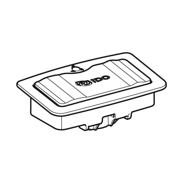 WC - huuhtelupainike Ido Glow 2 - huuhtelu, täydellinen, kromi Z6700100001 [5731357] |