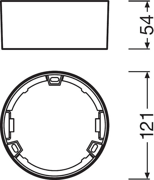 Alasvalo Downlight Slim Dl Slim Frame Dn105 Wt