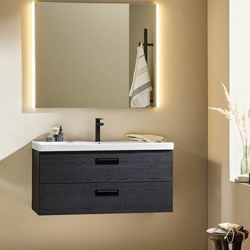 Noro Pesuallaskaappi Relounge Musta Puukuviointi 1000 [320315] |