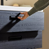 Noro Pesuallaskaappi Relounge Musta Puukuviointi 600 [320311] |