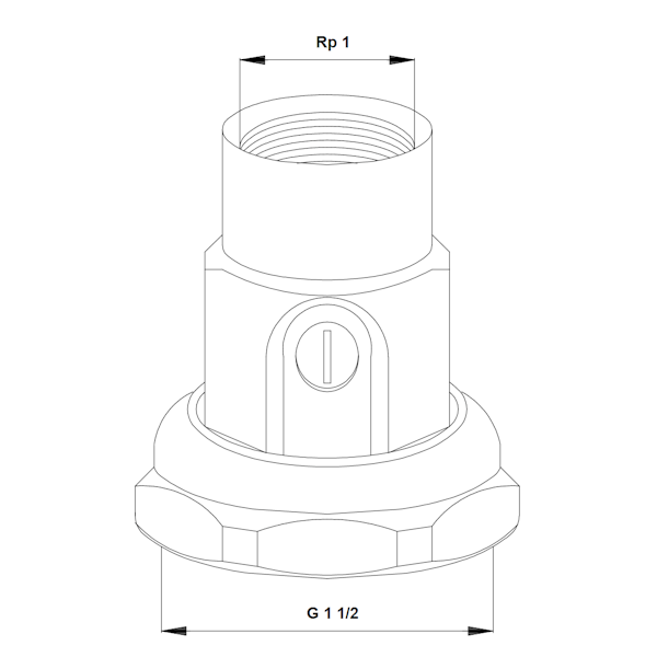 Liitinpari Grundfos Käyttövesipumpulle R 11/2 - 1 SULULLA [4615908]