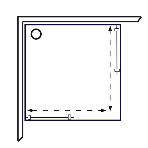OUTLET Suihkukaappi Hafa Polaris Square 99 [1450030]